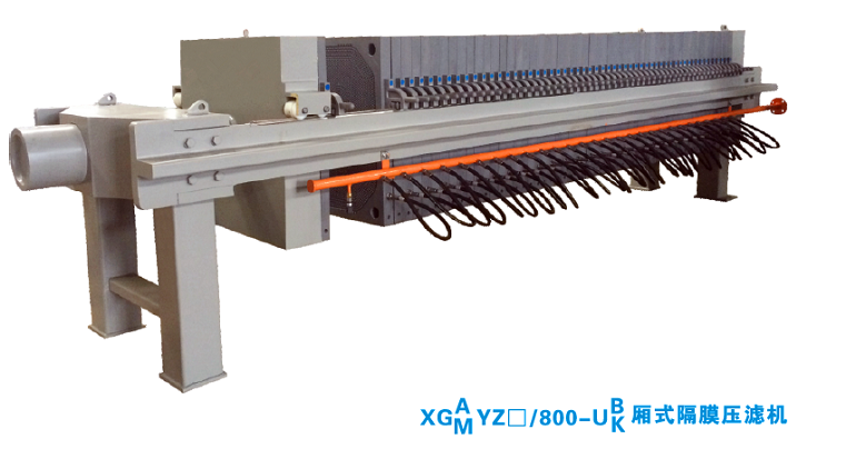 XYG800厢式隔膜压滤机技术参数